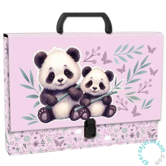 Pandás fogantyús irattartó A4/45 mm - Cute Panda (TTRPA11)