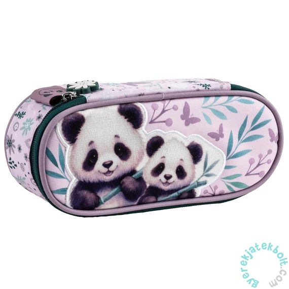 Pandás ovális tolltartó - Cute Panda (P1APA11)
