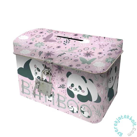 Pandás persely lakattal - Cute Panda (SKAPA11)