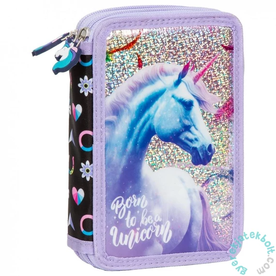 Unikornis felszerelt emeletes tolltartó - Born to be a Unicorn (PWDJR15)