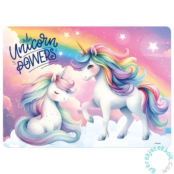 Unikornisos asztali alátét - Unicorn Power (PLAJR16)