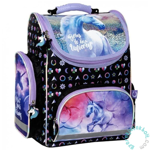 Unikornisos ergonomikus iskolatáska - Born to be a unicorn