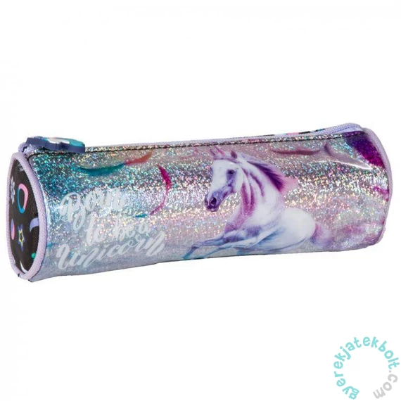Unikornisos henger alakú tolltartó - Born to be a unicorn