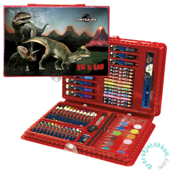 Dinoszauruszos 71 részes rajzkészlet - T-Rex