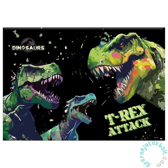 Dinoszauruszos asztali könyöklő - T-Rex Attack (PODN20)