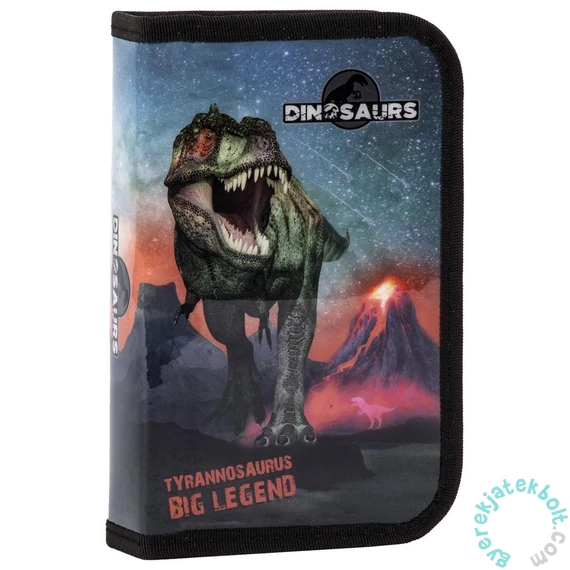 Dinoszauruszos felszerelt kihajtható tolltartó - Tyrannosaurus