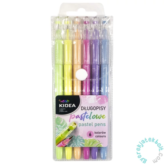 Kidea hatszínű tűfilc - Pasztell