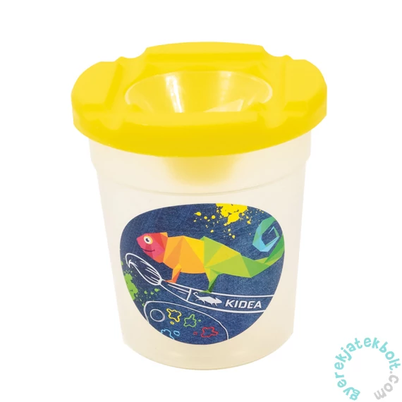 Kidea műanyag ecsettál fedéllel - többféle