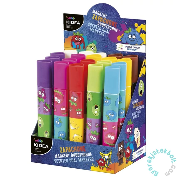 Kidea Jumbo illatos kétoldalú filctoll - többféle