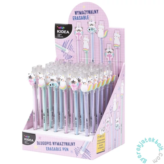 Kidea Unikornis radírozható golyóstoll - hatféle