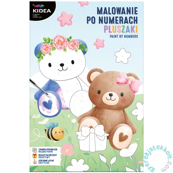 Kidea számfestő füzet - maci (OMNMIKA)