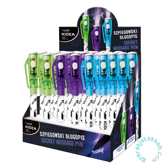 Kidea varázslatos golyóstoll UV lámpával - 3 féle (SDKAD)