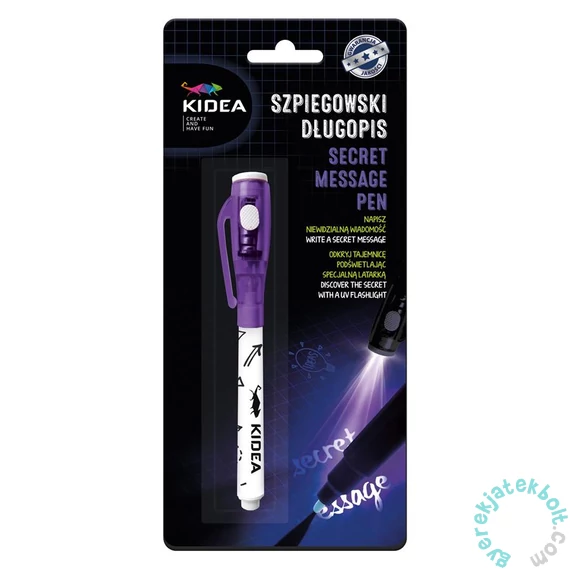 Kidea varázslatos golyóstoll UV lámpával (SDKA)