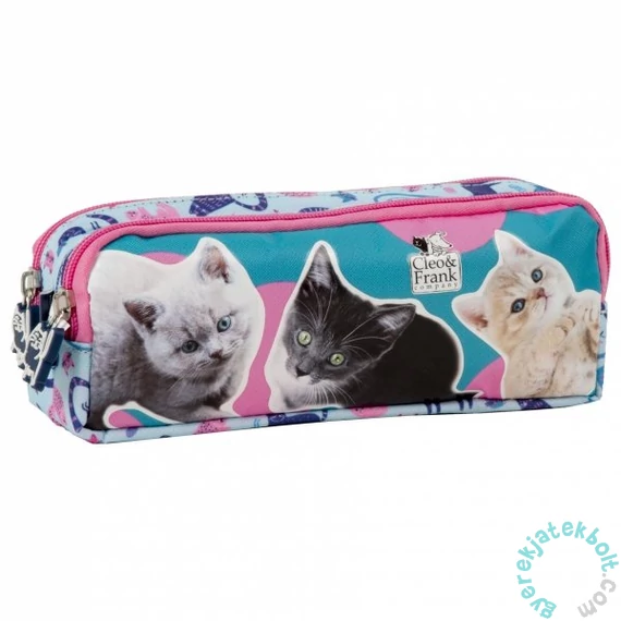 Derform - Cleo és Frank kétrészes cicás tolltartó - Cats (PDZCF37)
