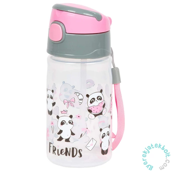 Pandás műanyag kulacs 330 ml - Friends (BC05)