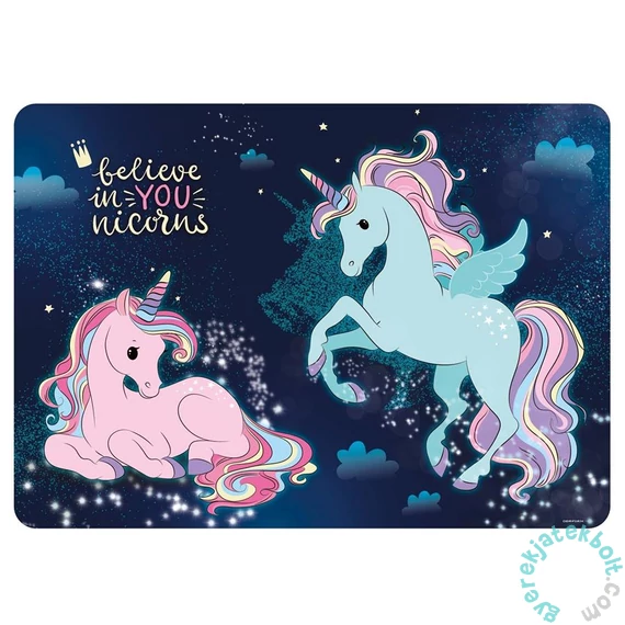 Unikornisos asztali alátét - Believe in YOUnikorns