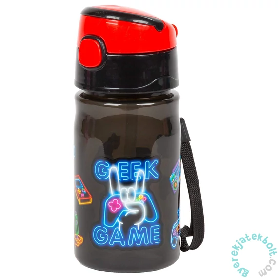Videójátékos műanyag kulacs 330 ml - Geek game (BC08)