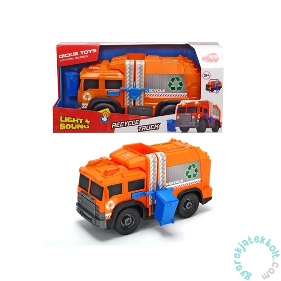 Dickie Action series Recycle Truck szelektív hulladékgyűjtő autó - 30 cm (203306001)