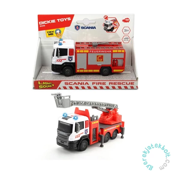 Dickie Scania Fire Rescue játék tűzoltóautó - 17 cm (203712016)