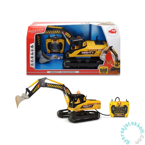 Dickie Mighty excavator vezetékes távirányítóval - 50 cm (203729011)