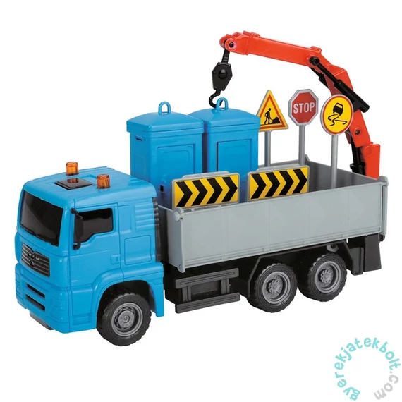 Dickie Heavy City Truck játék munkagépek - WC-szállító teherautó (3744003)