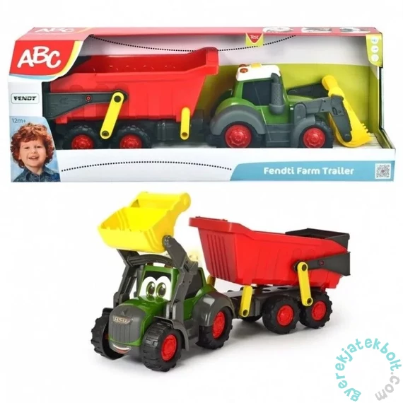 Dickie ABC Happy Fendt traktor pótkocsival (204119000)