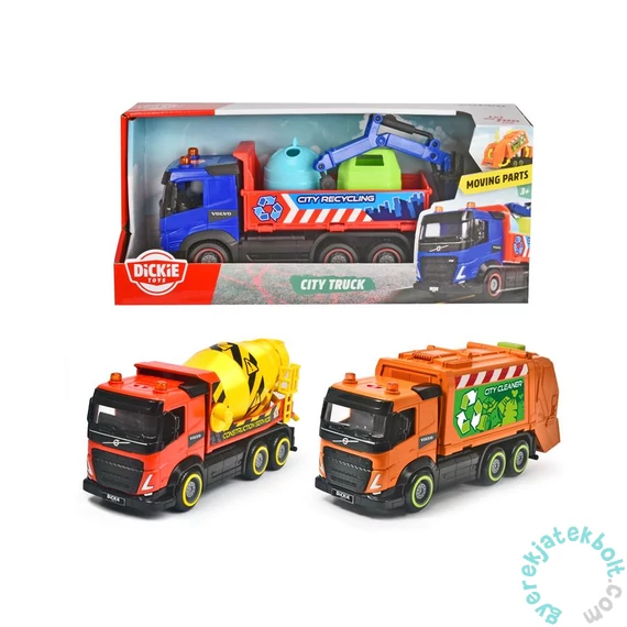 Dickie Volvo City Truck munkagépek - többféle (203744014)