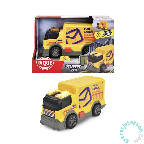 Dickie Játék csomagszállító furgon - 15 cm (203302038)