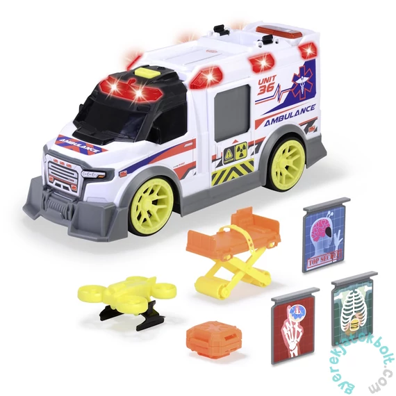 Dickie Mentőautó, fénnyel és hanggal (203307003)