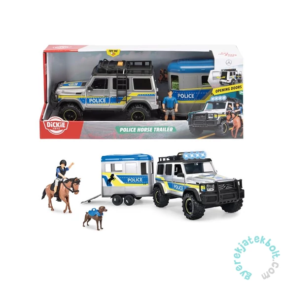 Dickie Rendőrautó lószállítóval (203717007038)