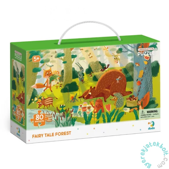 Dodo 80 db-os - Figyeld meg! puzzle - Mesebeli erdő (300366)