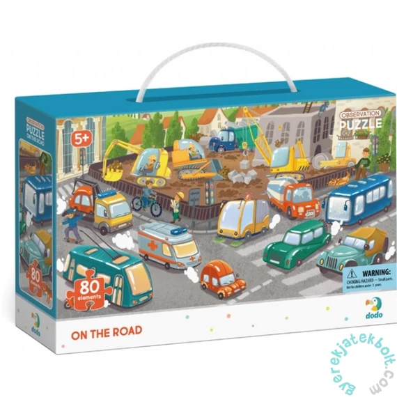 Dodo 80 db-os - Figyeld meg! puzzle - Városi közlekedés (300370)