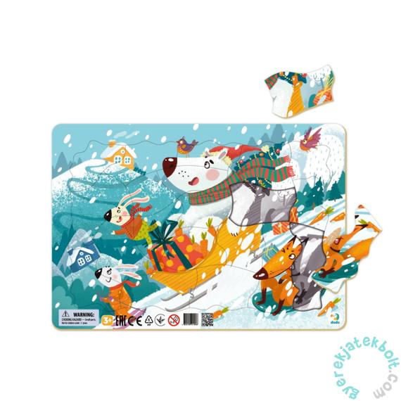 Dodo 21 db-os Keretes puzzle - Téli kalandok (300354)