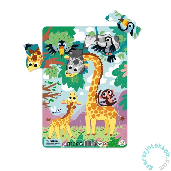 Dodo 21 db-os keretes puzzle - Zsiráf (300223)