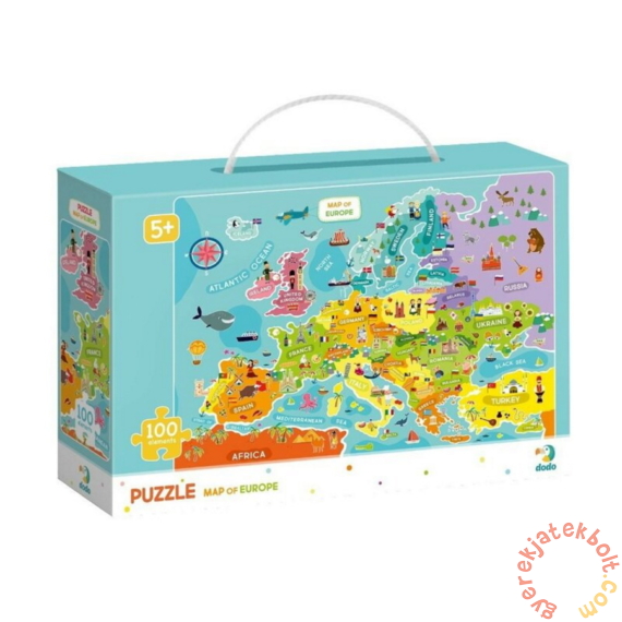 Dodo 100 db-os puzzle - Európa térkép (300124)