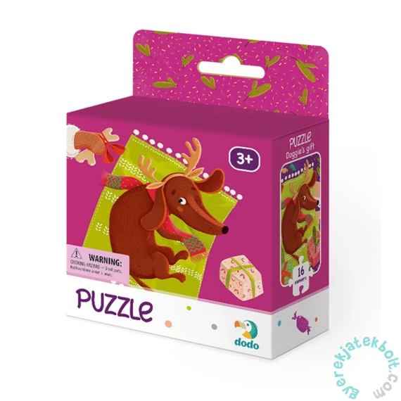 Dodo 16 db-os puzzle - Kutyus ajándékai (300262)