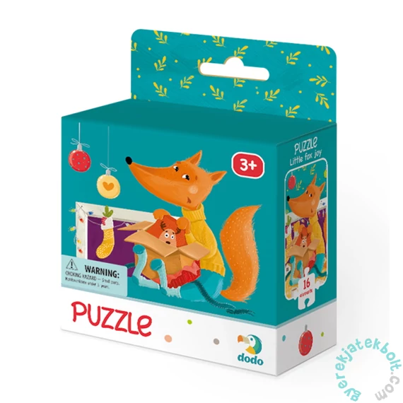 Dodo 16 db-os puzzle - Róka koma ajándéka (300261)