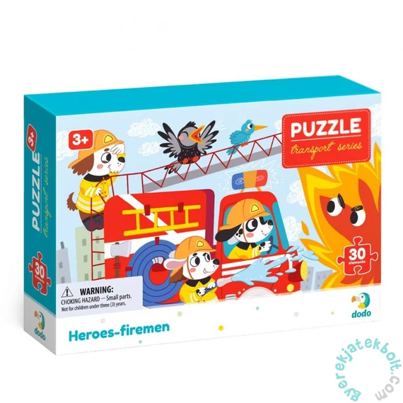 Dodo Transport Series 30 db-os puzzle - Hős tűzoltók (300372)