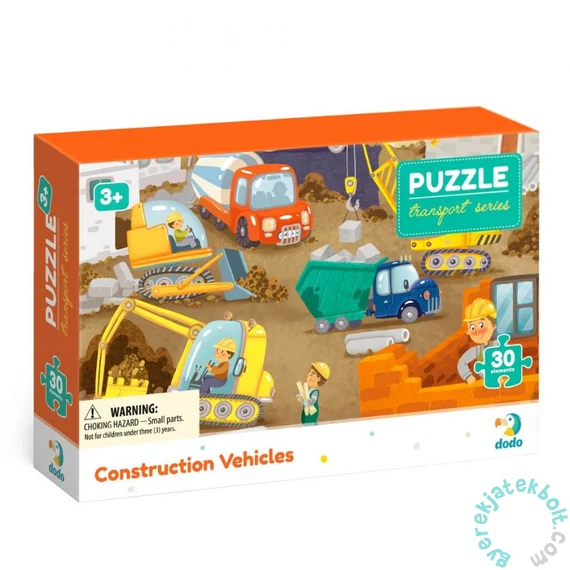 Dodo Transport Series 30 db-os puzzle - Az építkezésen (300373)