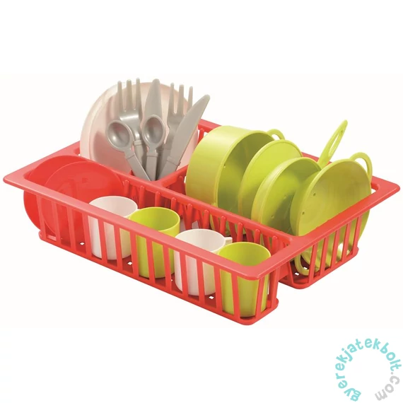 Écoiffier Chef kétszemélyes étkészlet csepegtető tálcával (0606)