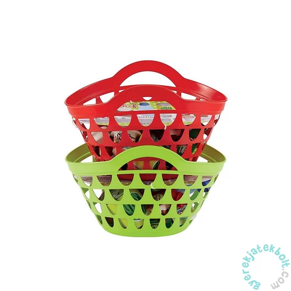 Écoiffier Chef Élelmiszerek bevásárlótáskában - zöld (2680)