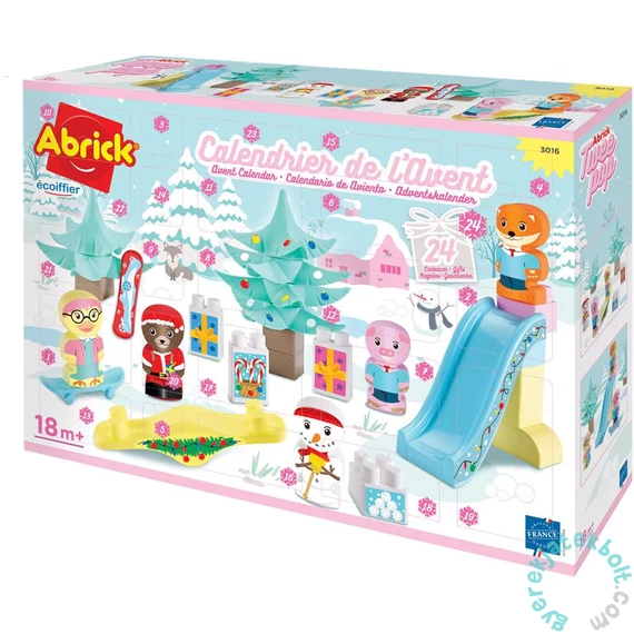 Écoiffier Abrick Karácsonyi játékszett Adventi kalendáriummal - Twee Pop (3016)