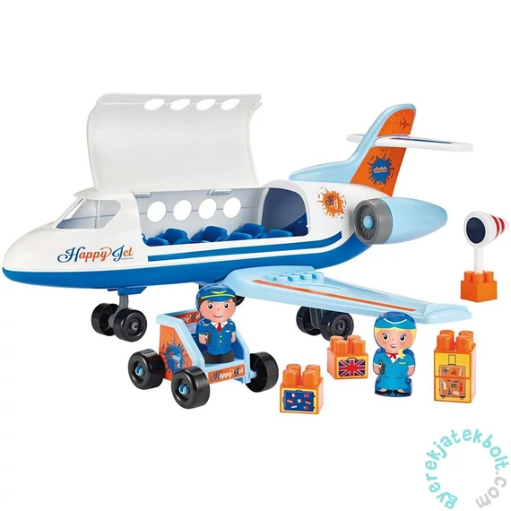 Écoiffier Abrick Happy Jet utasszállító repülőgép építőjáték (3155)