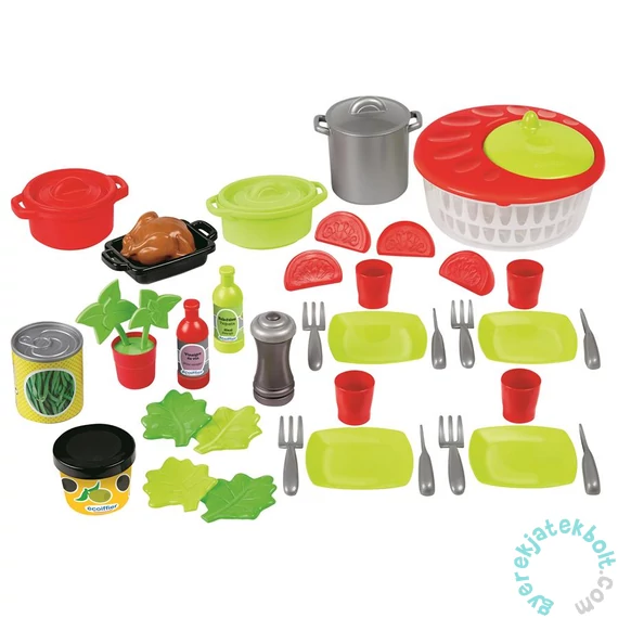 Écoiffier Chef étkészlet salátával játékszett