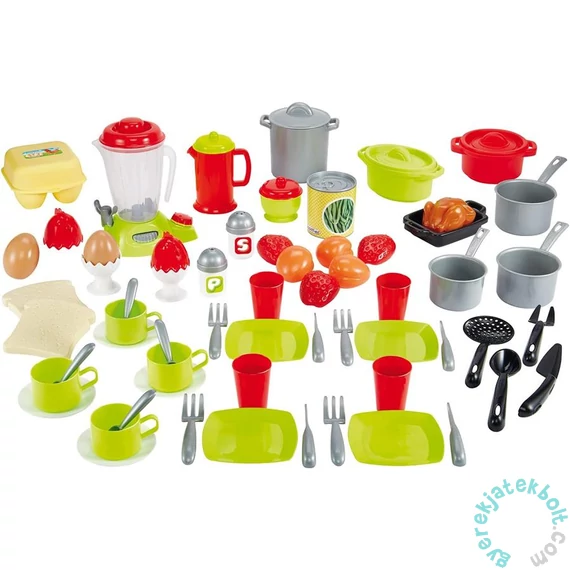 Écoiffier Chef 70 részes étkészlet dobozban (2698)