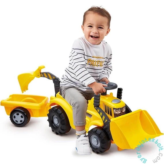 Écoiffier Utánfutós Traktor bébitaxi homlokrakodóval (0498)