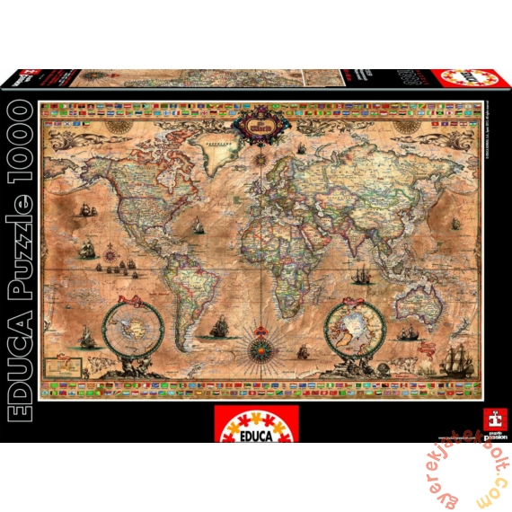 Educa 1000 db-os puzzle - Antik térkép (15159)