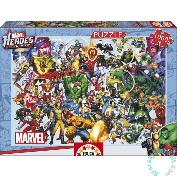 Educa 1000 db-os puzzle - Marvel hősök (15193)