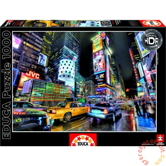 Educa 1000 db-os HDR puzzle - Time Square - New York (15525)