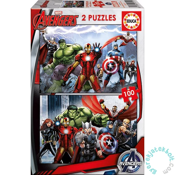 Educa 2 x 100 db-os puzzle - Avengers - Bosszúállók (15771)